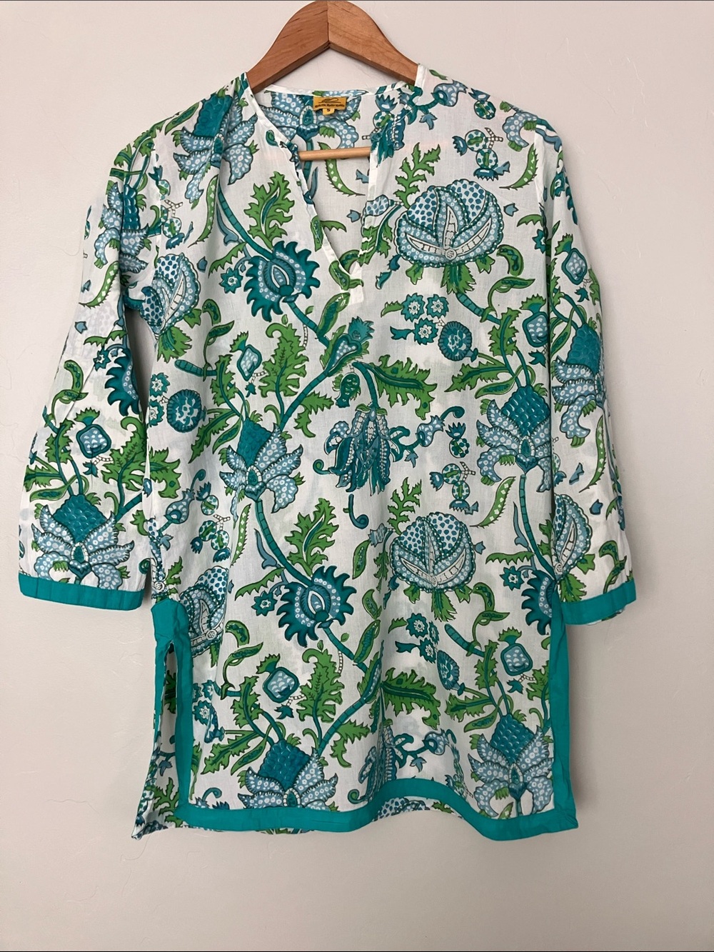 Roller Rabbit Floral Tunic Top